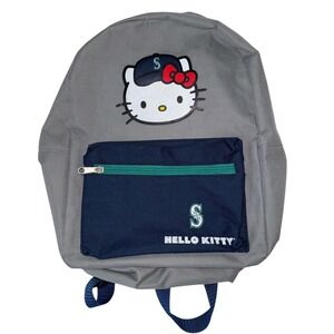 HELLO KITTY Seattle Mariners Baseball Mini Backpack Night Special Ticket-Gray